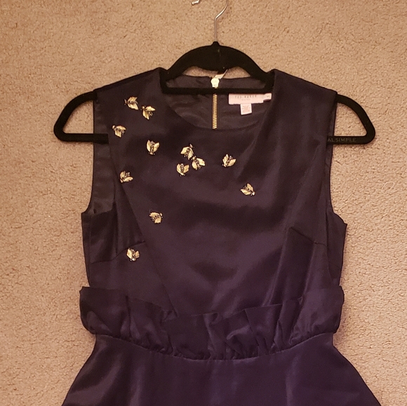 Ted Baker Embellished Bee Dress - Picture 3 of 8